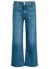 Paige Leenah Cropped Wide-leg Jeans In Blue