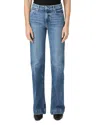 Paige Leenah High Rise Straight Jeans In Wings In Wings