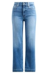 Paige Leenah High Waist Wide Leg Jeans In Blue