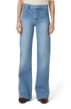 Paige Leenah Wide-leg Jeans In Adley