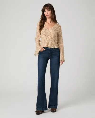 Paige Leenah Wide Leg Jean In Blue
