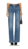 Paige Leenah Wide Leg Jeans In Blue