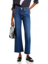 PAIGE LEENAH WOMENS RAW HEM CROPPED ANKLE JEANS