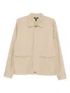 Paige Lennon Twill Jacket In Brown