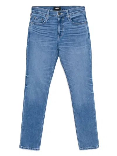 Paige Lennox Bozelli Jeans In Blue