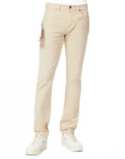 Paige Lennox Corduroy Pant In Ivory Cream In Multi