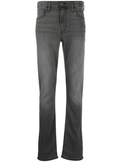 Paige Lennox Low-rise Skinny Jeans In Grey