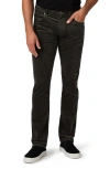 Paige Federal Slim Straight Corduroy Jeans Shaded Glen Corduroy In Black
