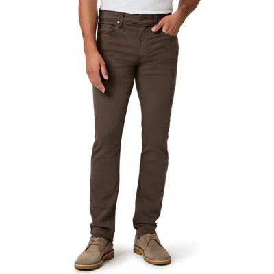Paige Lennox Slim Fit Jeans In Brown
