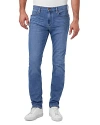 PAIGE LENNOX SLIM FIT JEANS IN CANOS BLUE