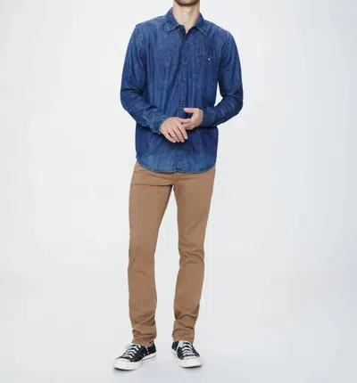 Paige Lennox Slim Fit Jeans In Laurel Tan
