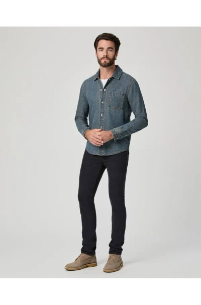 Paige Lennox Slim Jean In True Navy In Blue