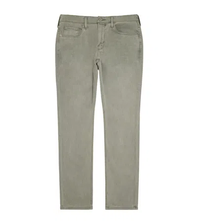 Paige Lennox Slim Jeans In Green