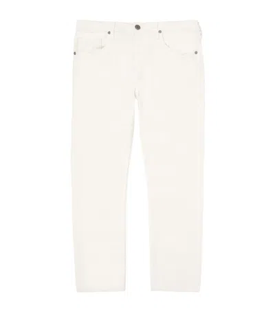 Paige Lennox Slim Jeans In White