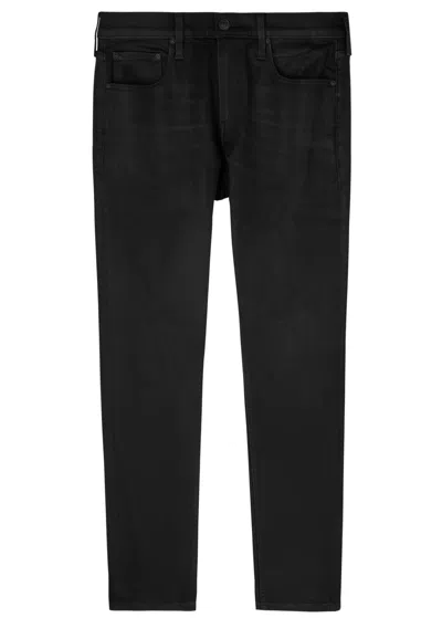 Paige Lennox Slim-leg Jeans In Black