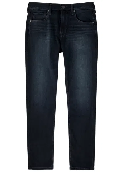 Paige Lennox Slim-leg Jeans In Dark Blue