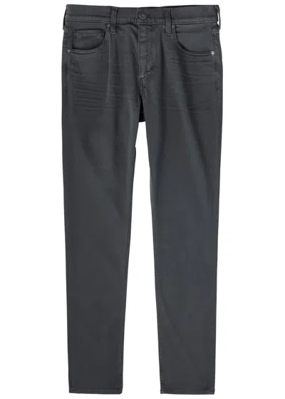 Paige Lennox Slim-leg Jeans In Grey