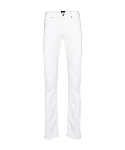 Paige Lennox Slim-leg Jeans In White