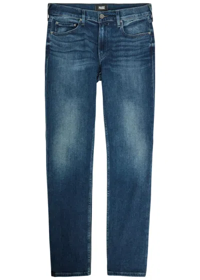 Paige Lennox Slim-leg Jeans In Blue
