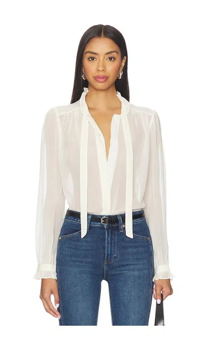 Paige Leya Blouse In White