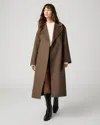 Paige Long Connery Coat In Silver