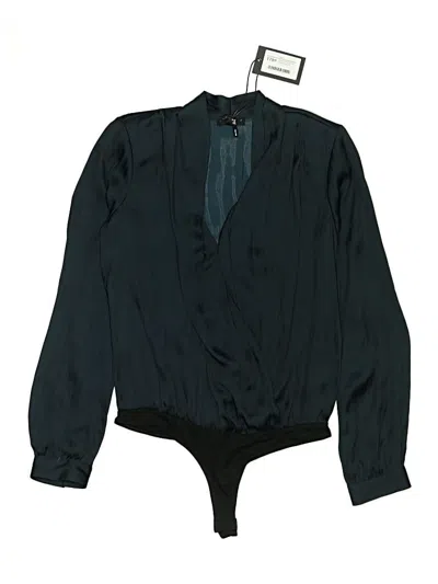 Pre-owned Paige Long Sleeve Blouse In Black