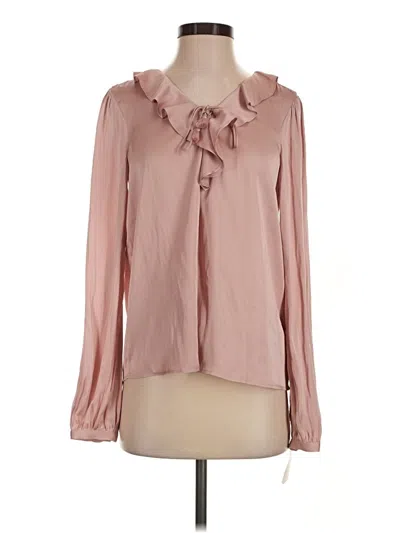 Paige Long Sleeve Blouse In Pink