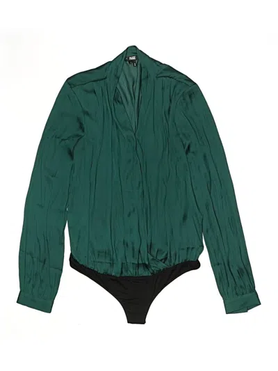 Pre-owned Paige Long Sleeve Blouse In Teal