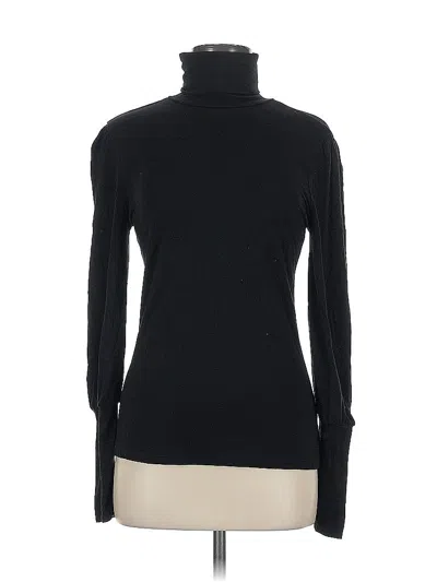 Pre-owned Paige Long Sleeve Top Black Turtleneck Tops