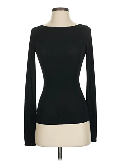 Pre-owned Paige Long Sleeve T-shirt In Black