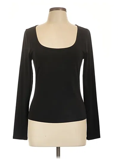 Pre-owned Paige Long Sleeve T-shirt In Black
