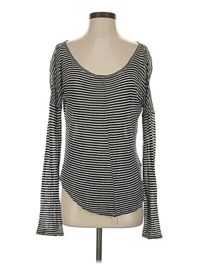 Pre-owned Paige Long Sleeve T-shirt In Gray