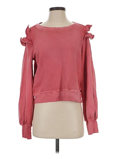 Pre-owned Paige Long Sleeve T-shirt In Pink