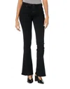 Paige Lou Lou Transcend Black Flared-leg Jeans In Black