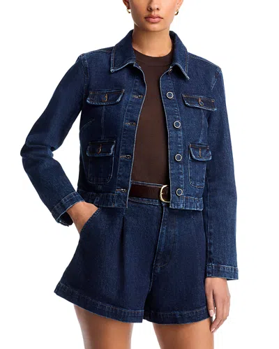 Paige Lydia Denim Jacket In Blue