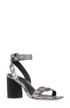 Paige Lydia Sandal In Black/white Multi
