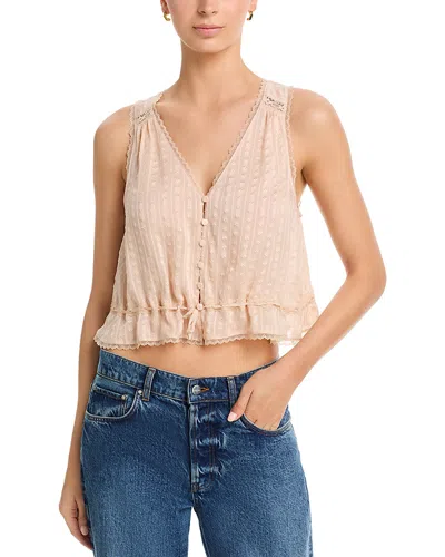 Paige Maiden Cropped Top In Neutral