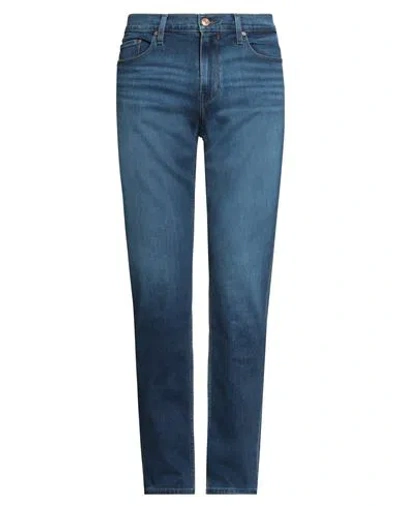 Paige Man Jeans Blue Size 34 Cotton, Polyester, Elastane