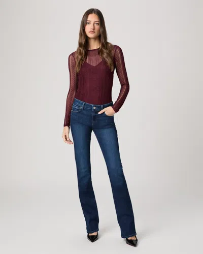 Paige Manhattan Bootcut Jean In Blue