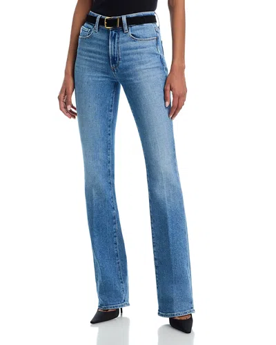 Paige Manhattan High Rise Boot Jeans In Vino Vibes In Blue