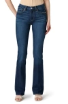Paige Manhattan High Waist Bootcut Jeans In Red