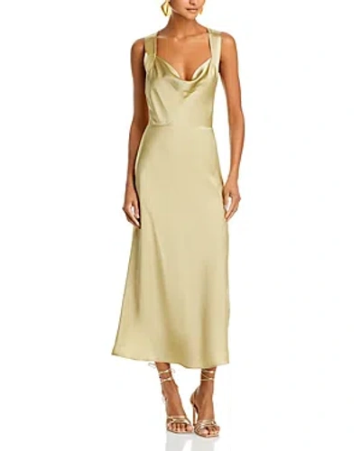 Paige Marcel Dress In Pale Olive