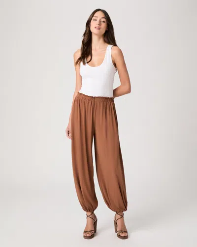 Paige Marcine Balloon Pants In Brown