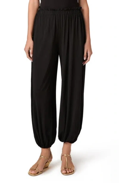 Paige Marcine Woven Joggers In Black