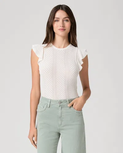 Paige Margo Tank Top In White