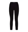 Paige Hoxton Womens Mid-rise Everyday Skinny Jeans In Black