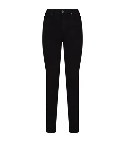 Paige Margot High-rise Skinny Jeans In Black