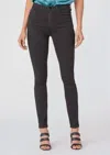 PAIGE MARGOT SUPER HIGH RISE SKINNY JEANS IN BLACK WILLOW