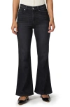 Paige Marlow High Waist Skimmer Flare Jeans In Black
