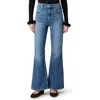 Paige Marlow High Waist Skimmer Flare Jeans In Blue